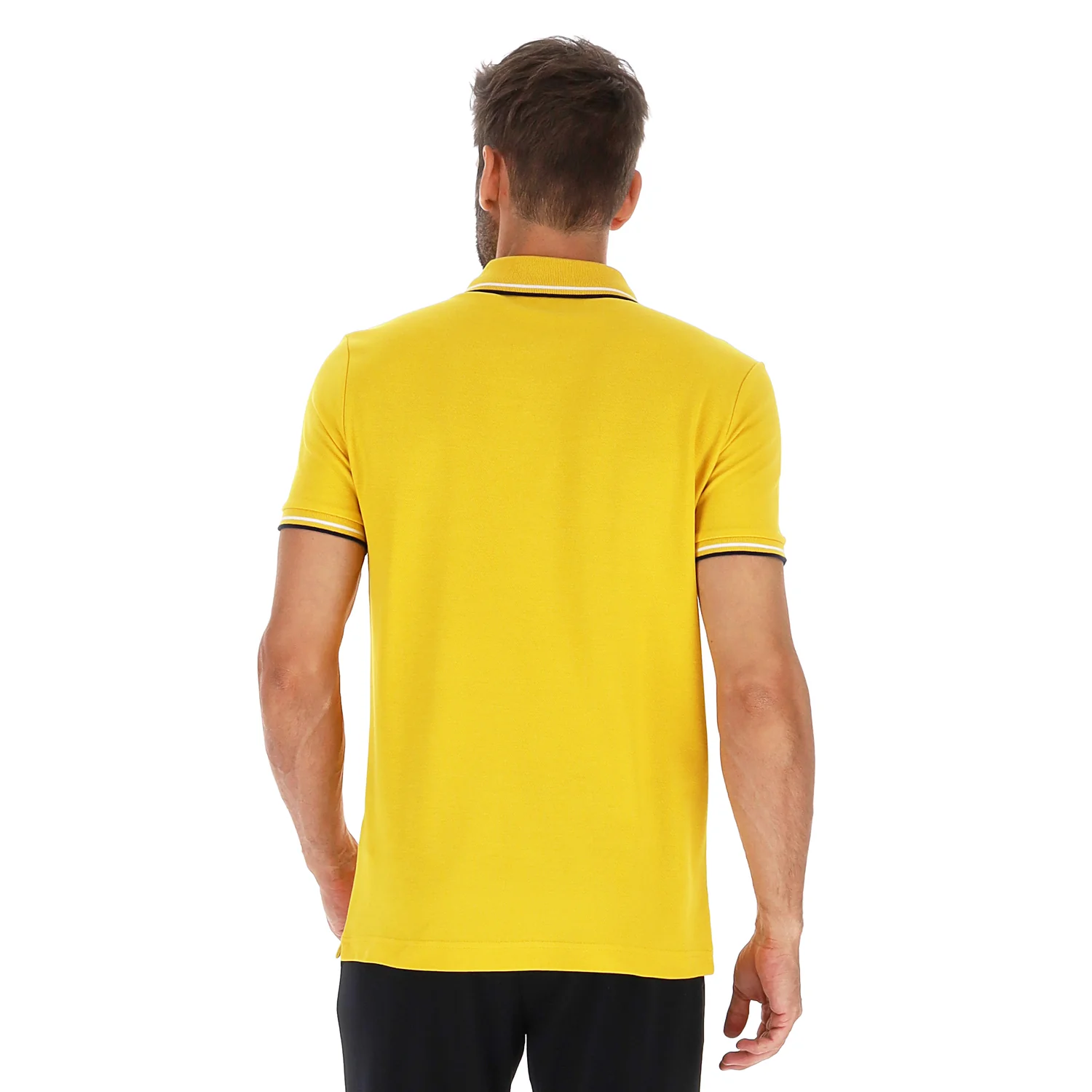 POLO TEMPO LIBERO CLASSICA GIALLO SCURO - Image 2