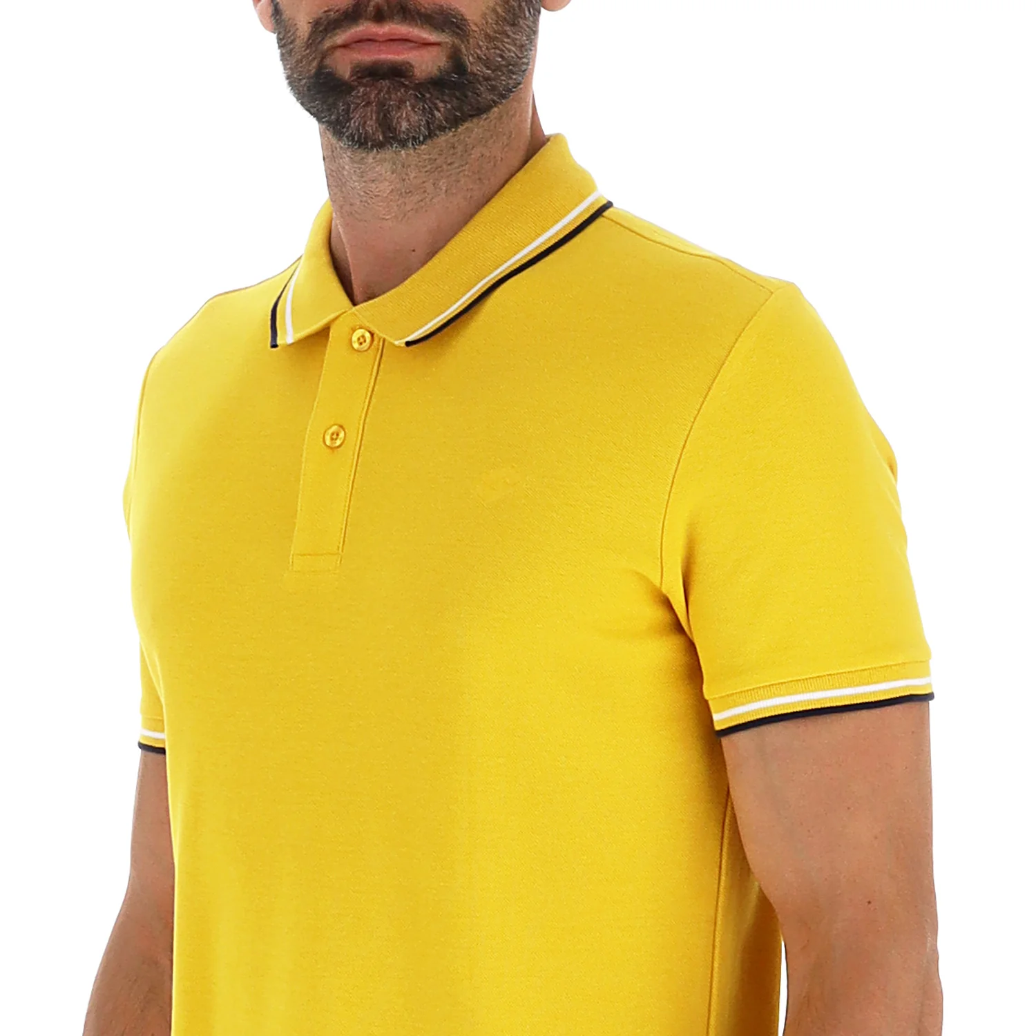 POLO TEMPO LIBERO CLASSICA GIALLO SCURO - Image 3