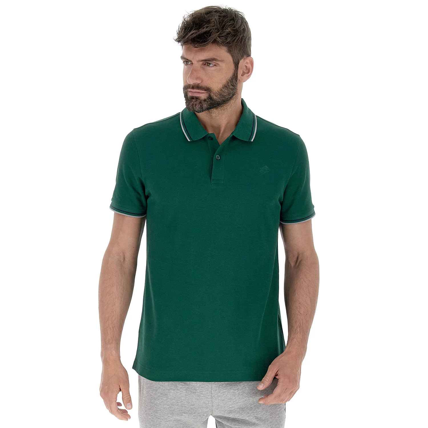 POLO TEMPO LIBERO CLASSICA VERDE SCURO