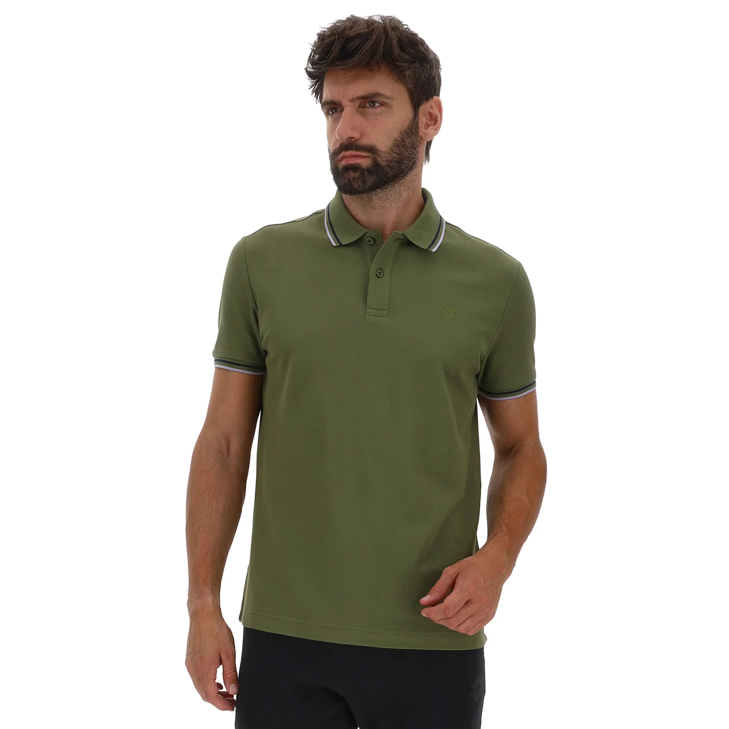 POLO TEMPO LIBERO CLASSICA VERDE SCURO