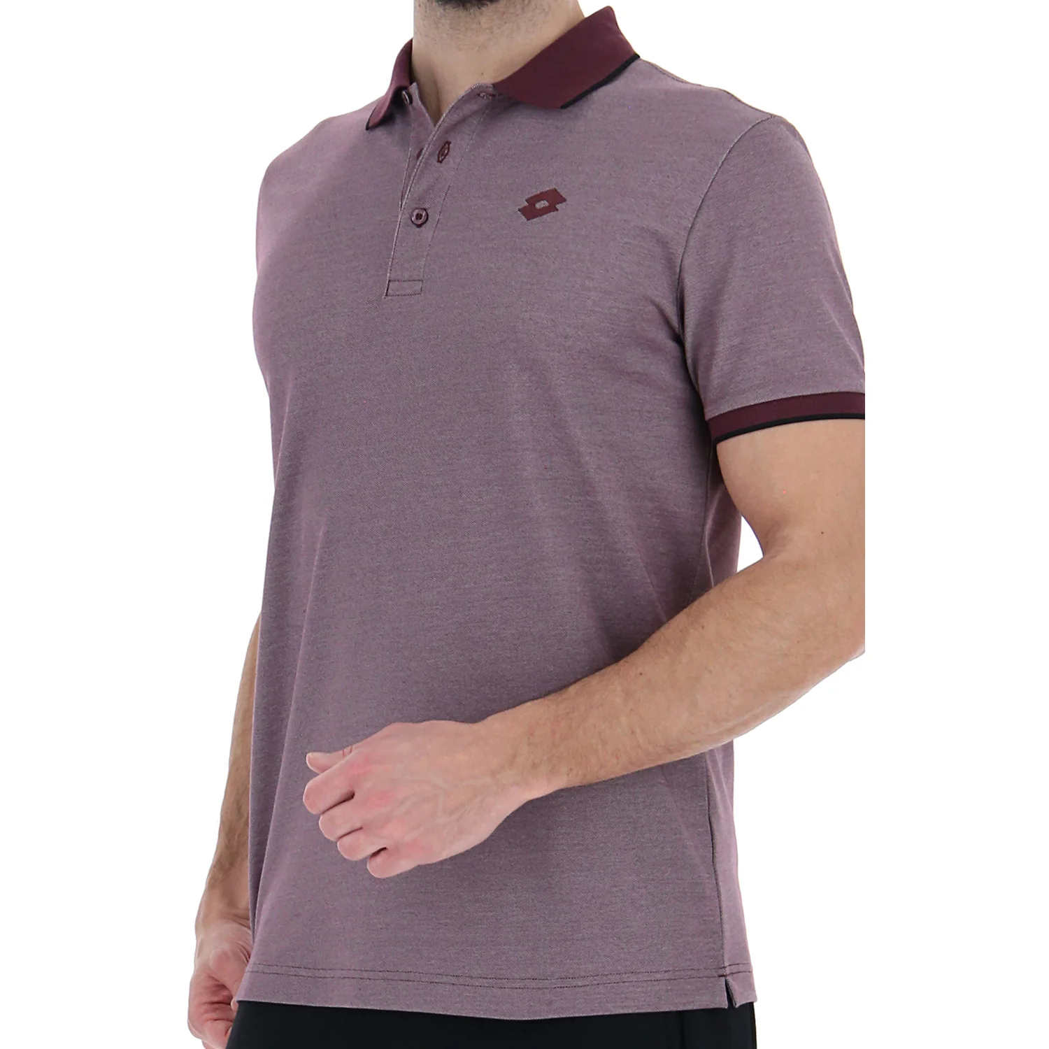 POLO TEMPO LIBERO FIRENZE ROSSO SCURO - Image 3