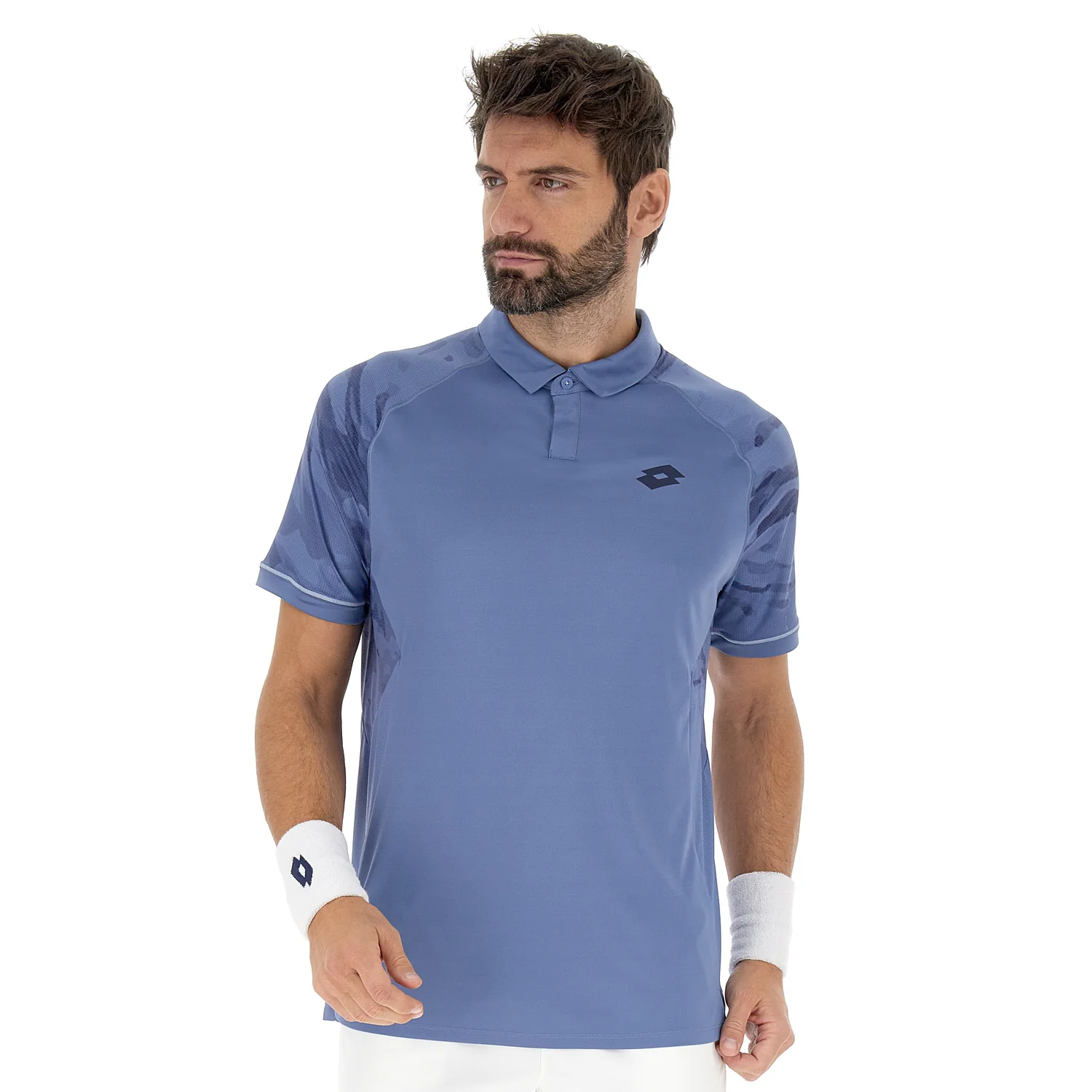 POLO TENNIS TECH D1 AZZURRO