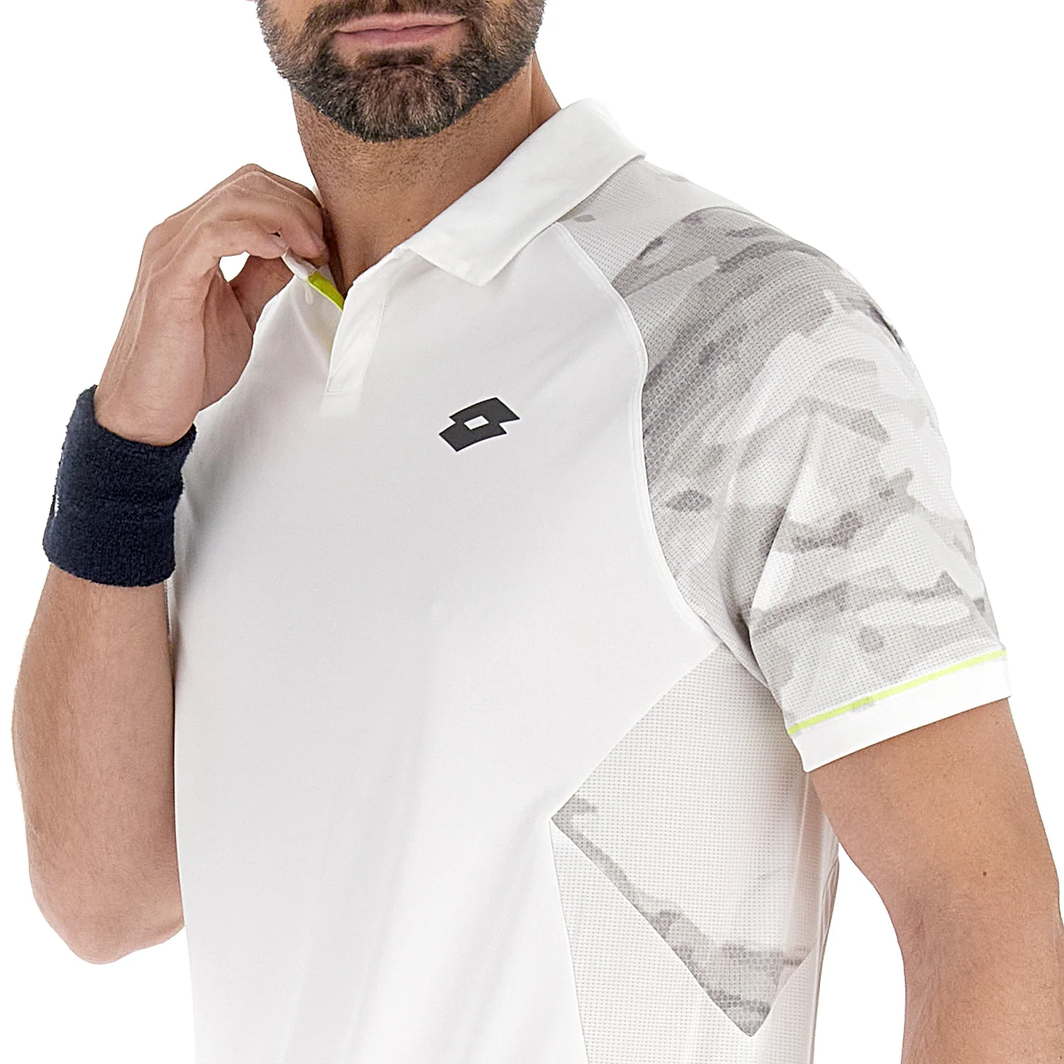 POLO TENNIS TECH D1 BIANCO - Image 3