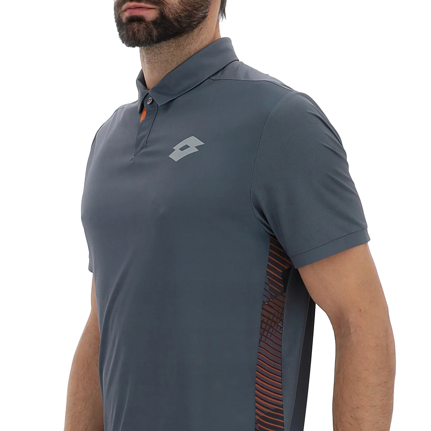 POLO TENNIS TECH D1 GRIGIO - Image 3