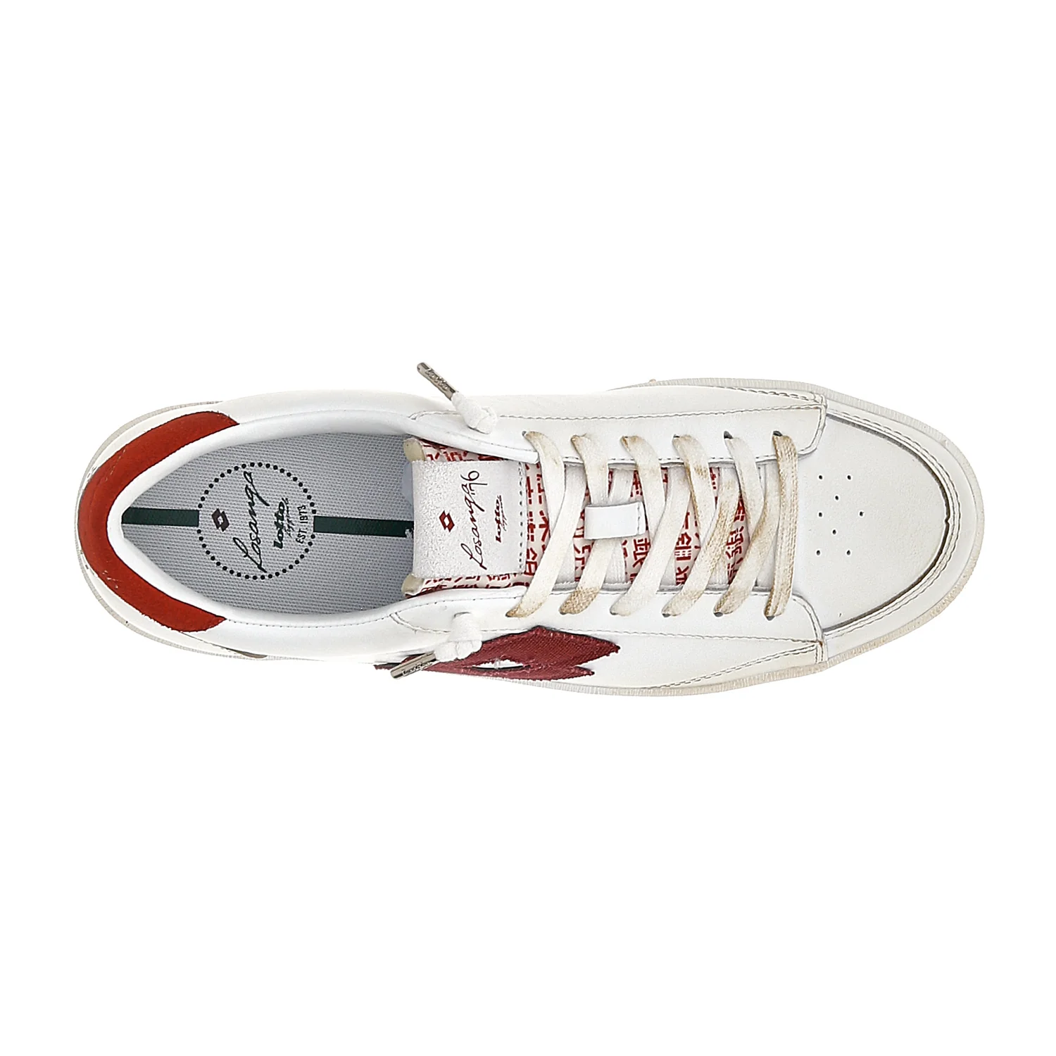SCARPE LOSANGA '76 VINTAGE BIANCO - Image 6