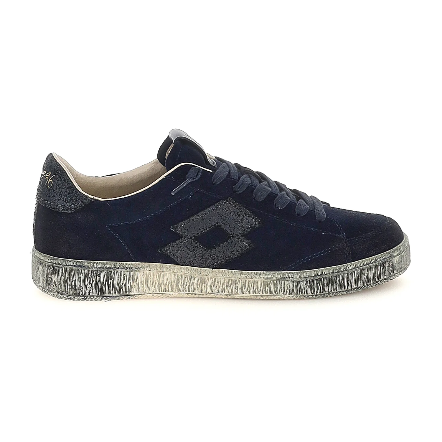 SCARPE LOSANGA '76 WAXED SUE BLU SCURO