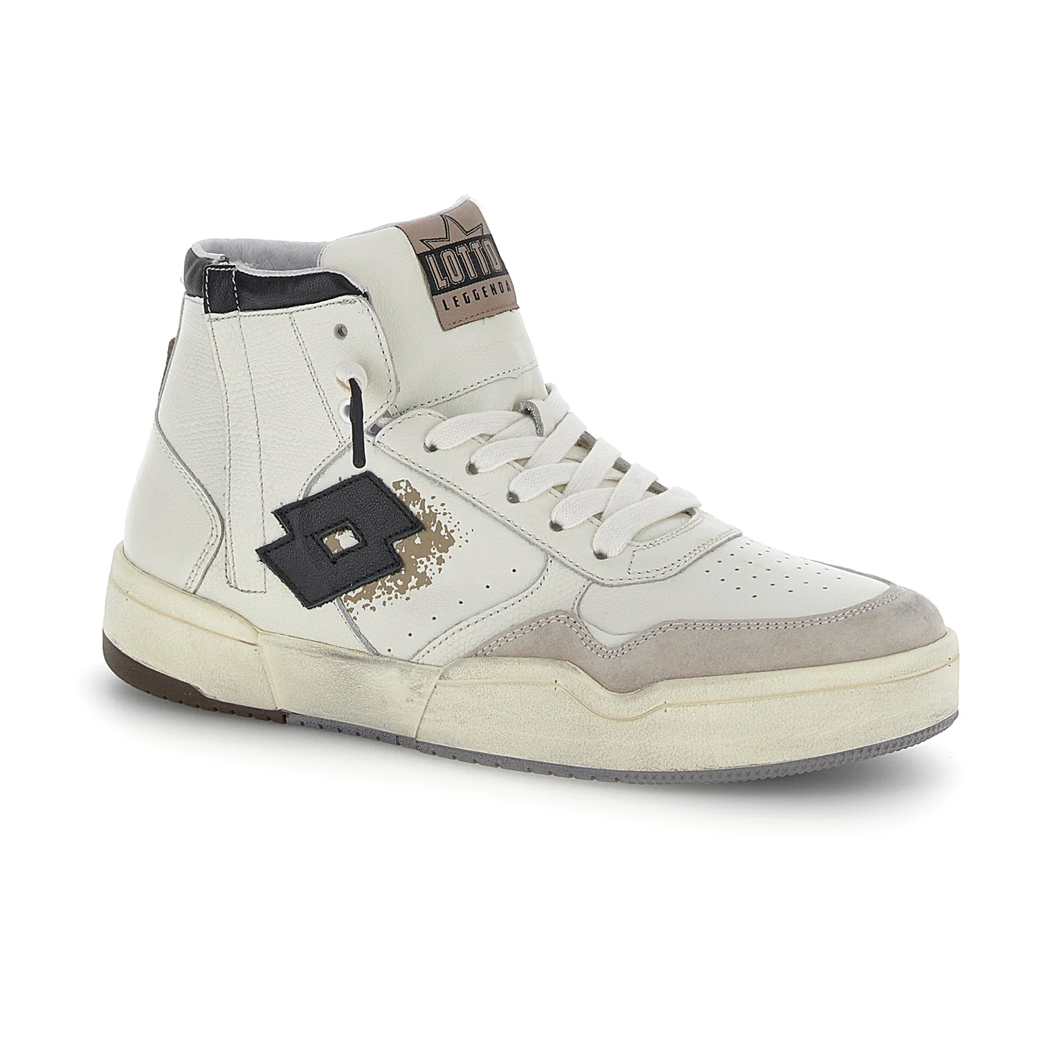 SCARPE MID HOOP STARS HIGH SUEDE BIANCO - Image 2