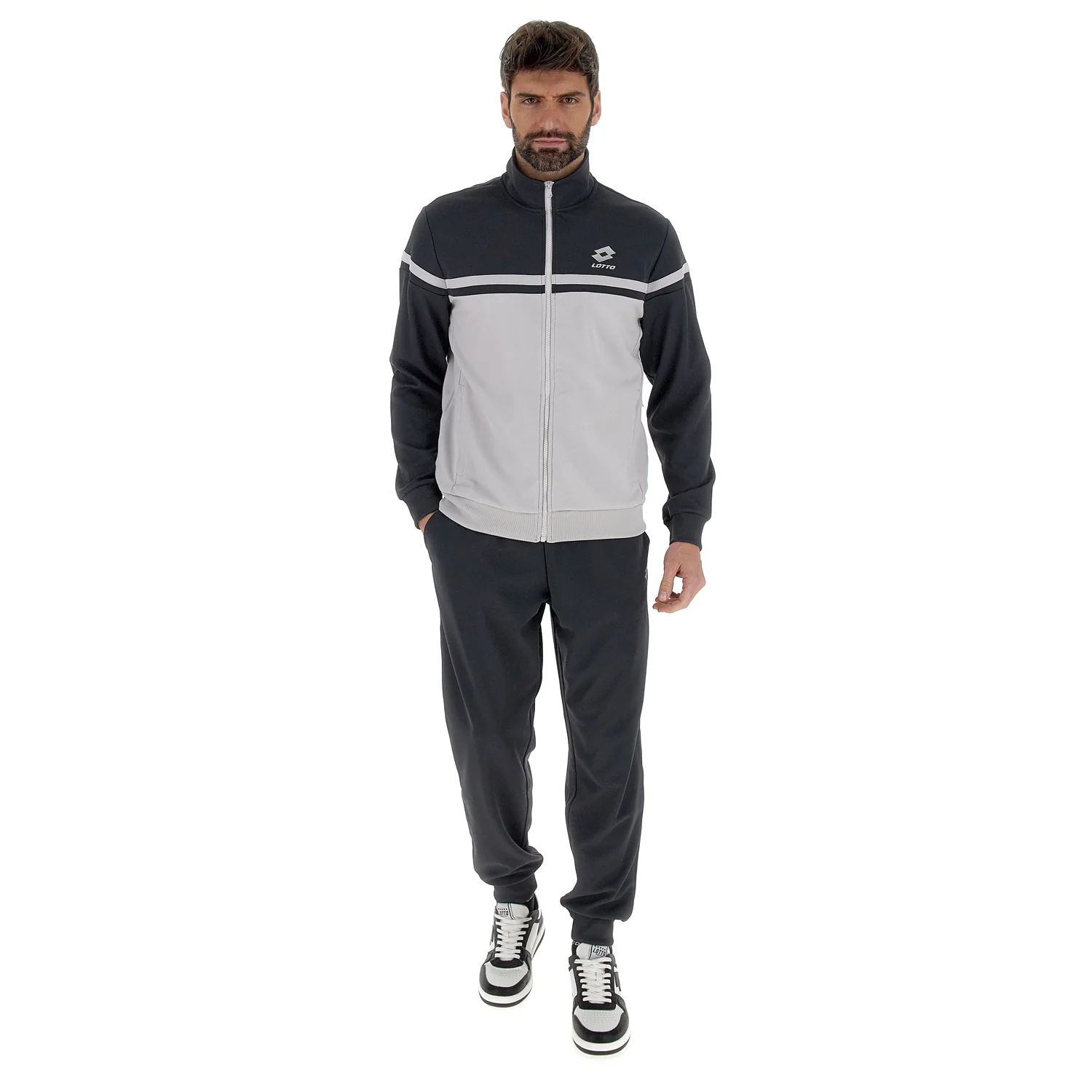 TUTA GINNASTICA TEMPO LIBERO CIRCLE GRIGIO CHIARO