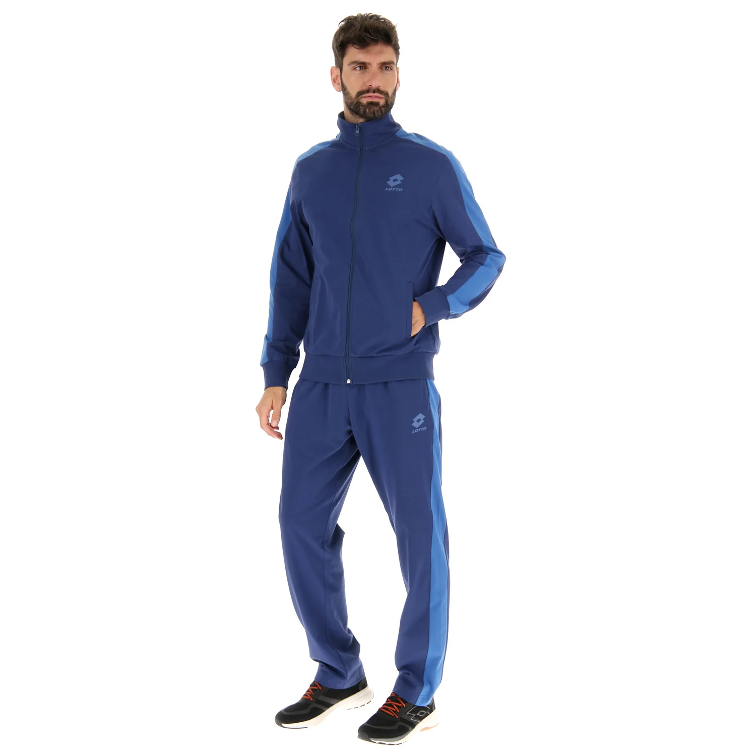 TUTA GINNASTICA TEMPO LIBERO MORE BLU SCURO