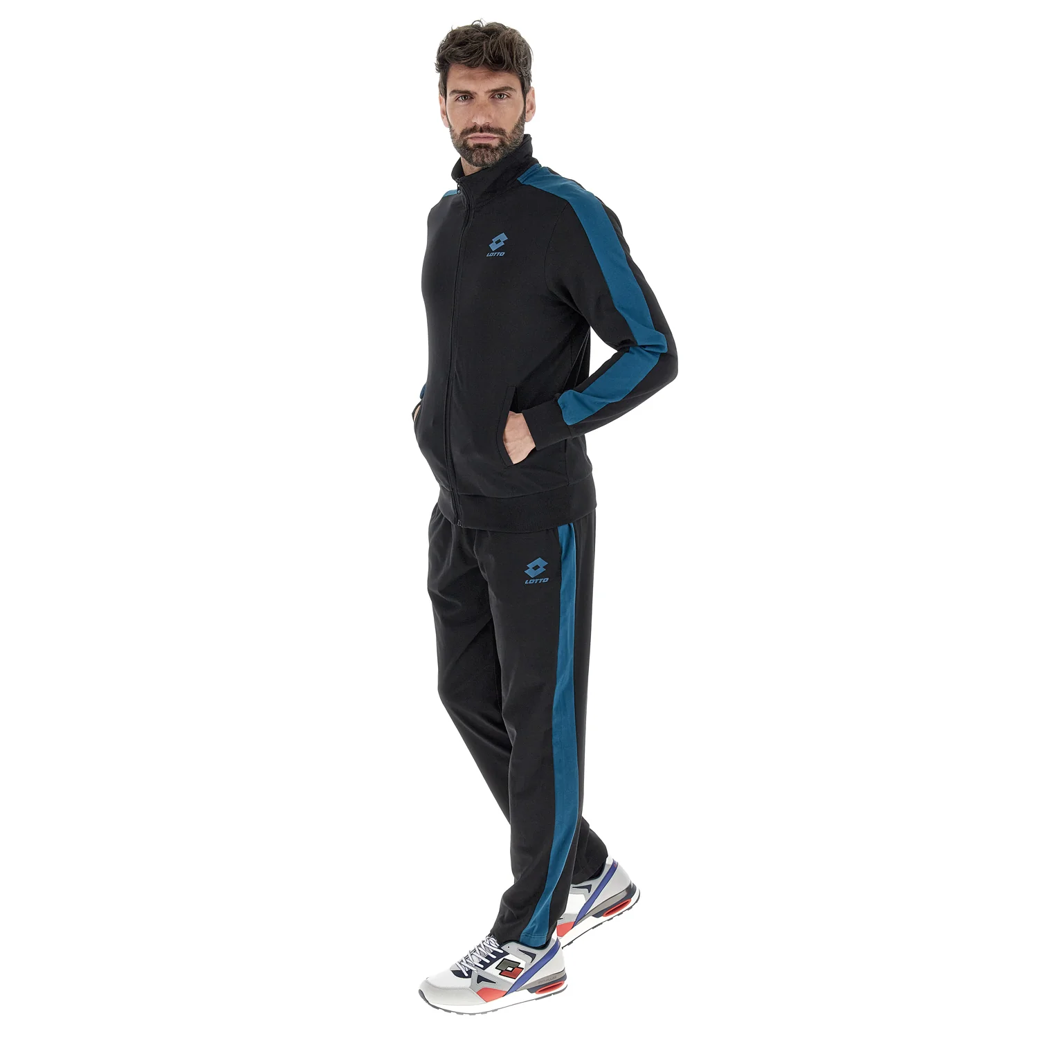 TUTA GINNASTICA TEMPO LIBERO MORE NERO