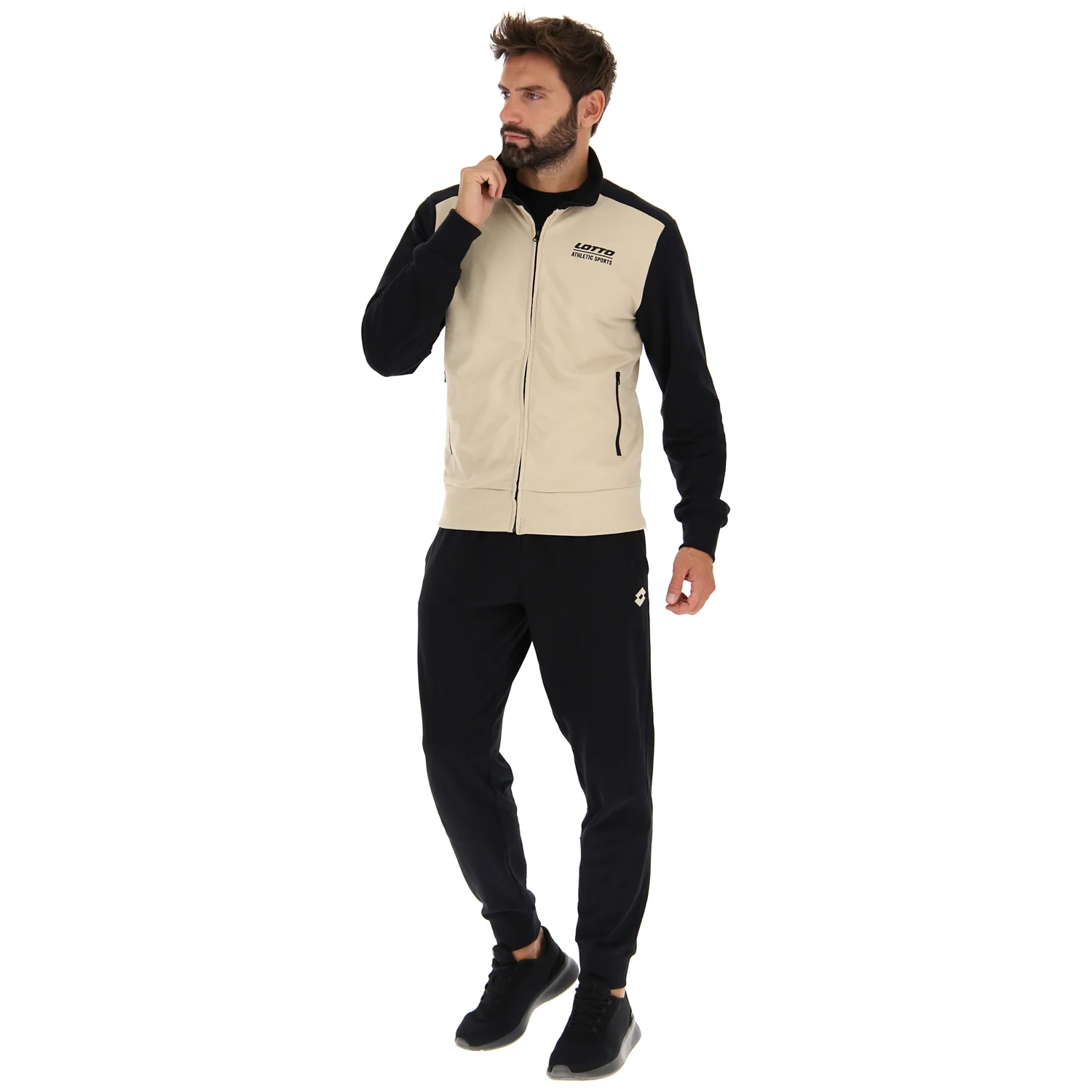 TUTA GINNASTICA TEMPO LIBERO TRIPLE BEIGE