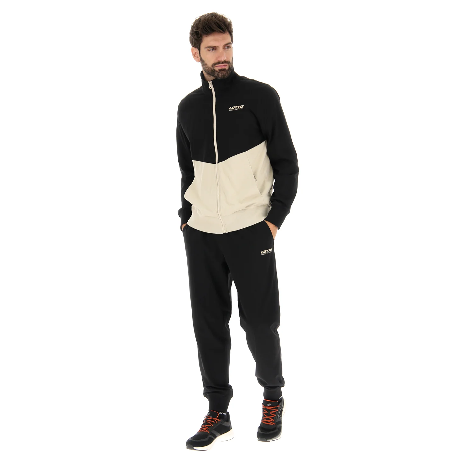 TUTA GINNASTICA TEMPO LIBERO TRIPLE BEIGE