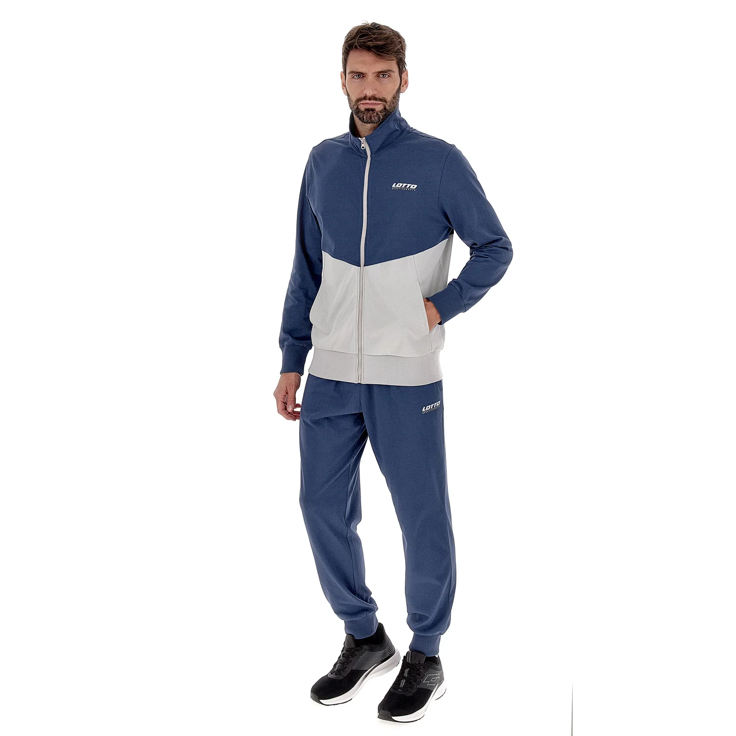 TUTA GINNASTICA TEMPO LIBERO TRIPLE GRIGIO CHIARO